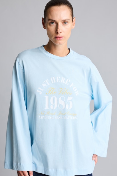 Relax Fit Long Sleeve Tunic