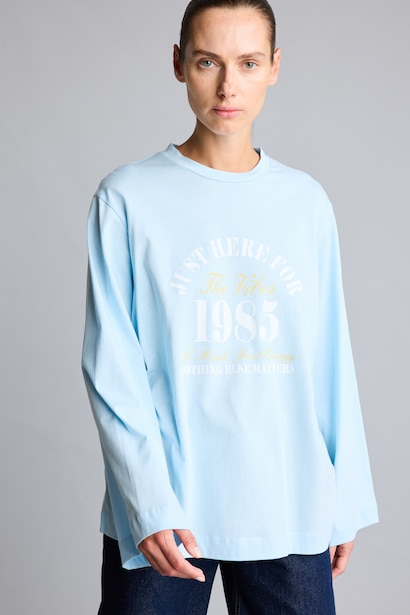Relax Fit Long Sleeve Tunic