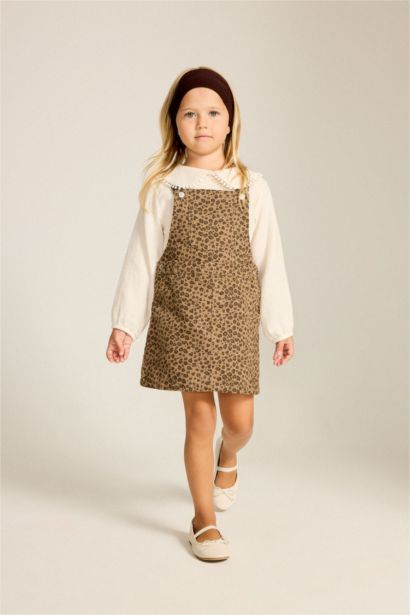 Animal Print Strappy Woven Dress