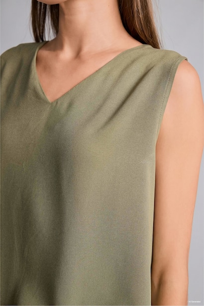 Regular Fit Kısa Kollu Bluz