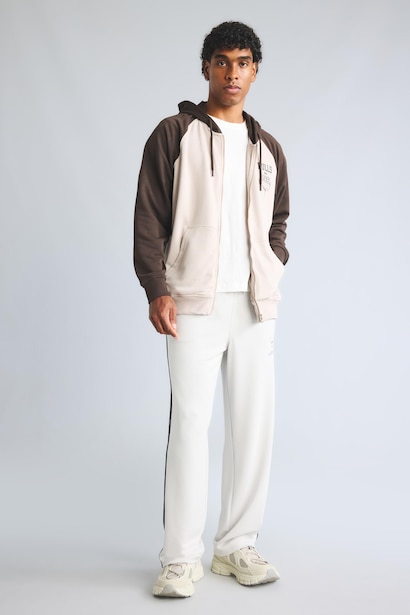 NBA Chicago Bulls Relax Fit Şeritli Jogger