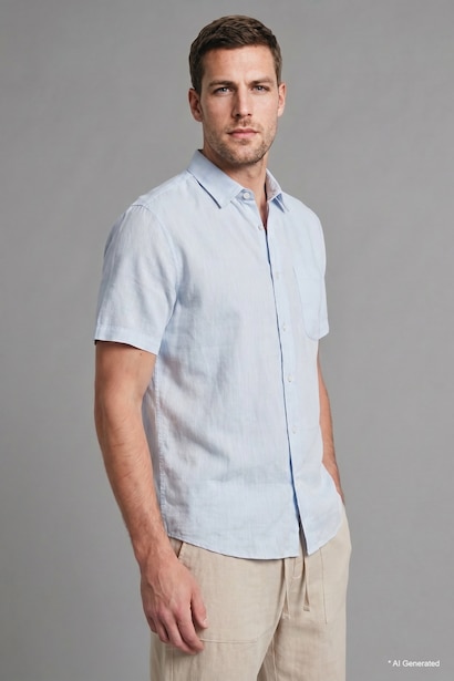 Regular Fit Cotton Short Sleeve Shirt