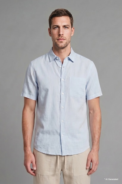 Regular Fit Cotton Short Sleeve Shirt