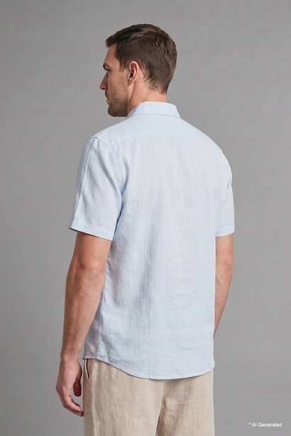 Regular Fit Cotton Short Sleeve Shirt