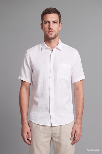 Regular Fit Cotton Short Sleeve Shirt