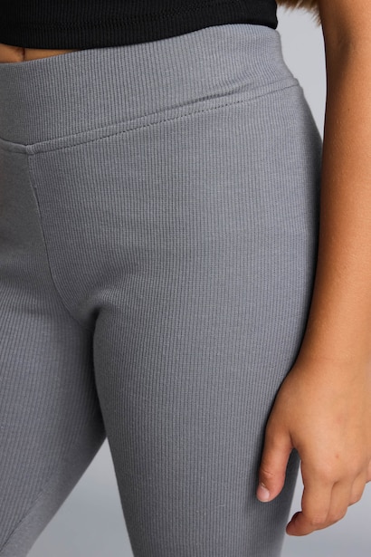 Girl Standard Size Ribbed Camisole Leggings