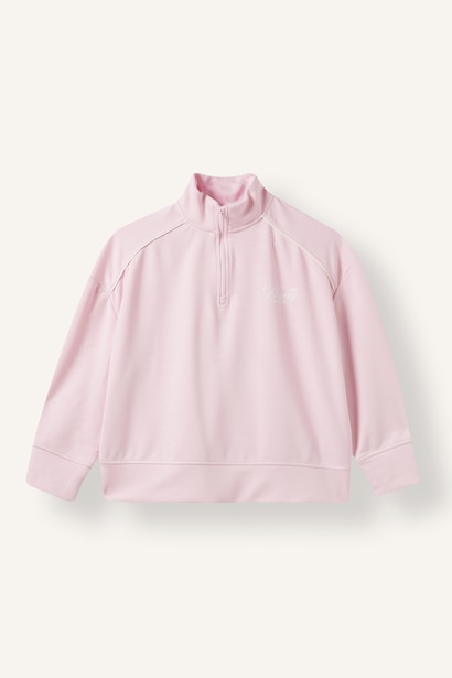 Oversıze Modal Sweatshirt Kız Çocuk