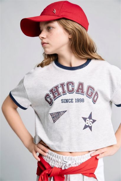 Regular Fit Slogan Short Sleeve T-Shirt