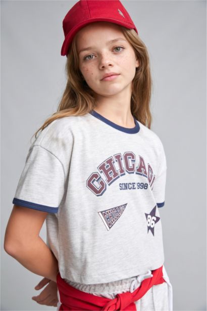 Regular Fit Slogan Short Sleeve T-Shirt