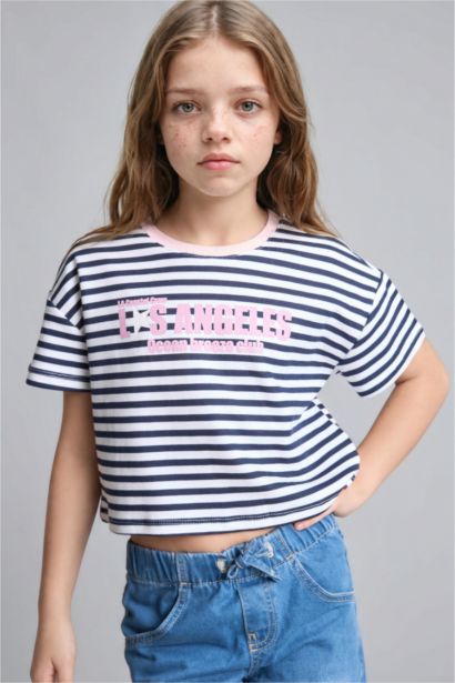 Regular Fit Slogan Short Sleeve T-Shirt