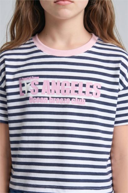 Regular Fit Slogan Short Sleeve T-Shirt