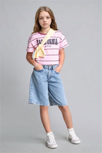 Regular Fit Slogan Short Sleeve T-Shirt