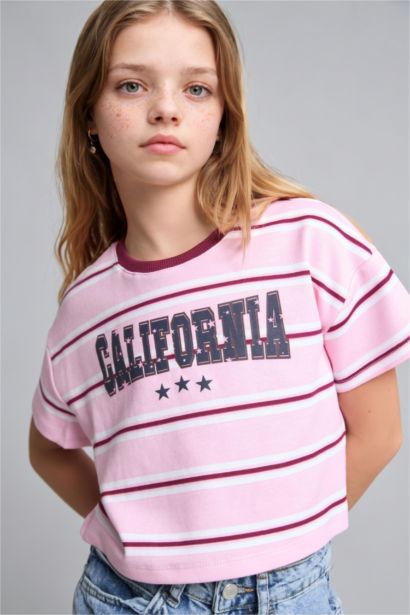 Regular Fit Slogan Short Sleeve T-Shirt