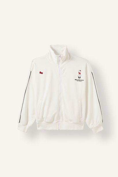 Hello Kitty Fermuarlı Sweatshirt Hırka Kız Çocuk