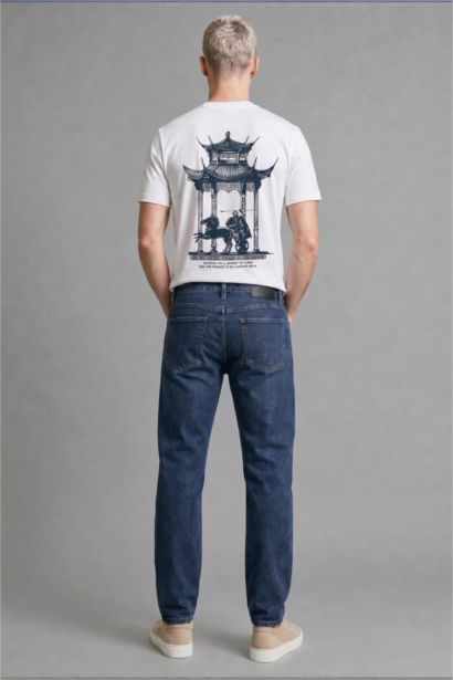Straight Fit Jean Pantolon