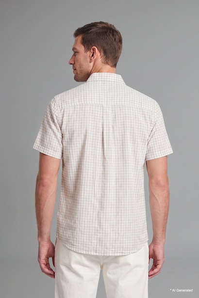 Regular Fit Cotton Short Sleeve Shirt