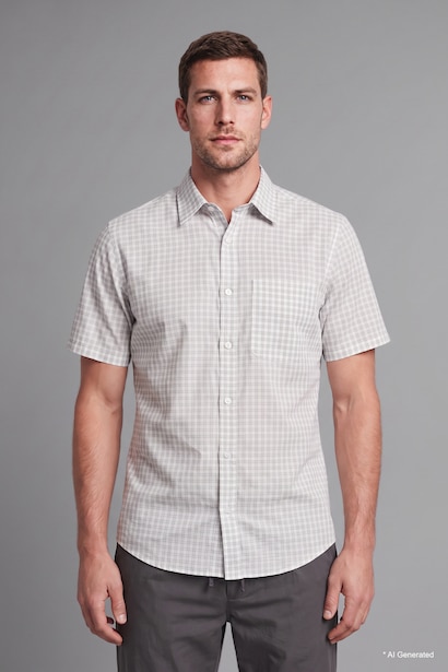Regular Fit Cotton Short Sleeve Shirt