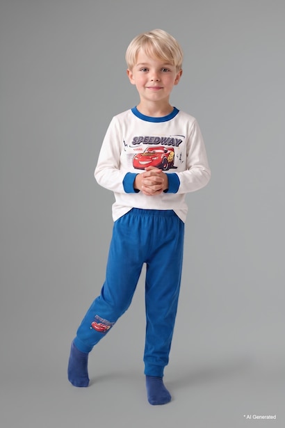 2'li Pijama Takımı Cars Baskılı Erkek Bebek