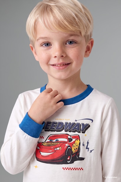 2'li Pijama Takımı Cars Baskılı Erkek Bebek
