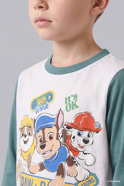 2 piece Regular Fit PAW Patrol Licensed Knitted Pyjamas