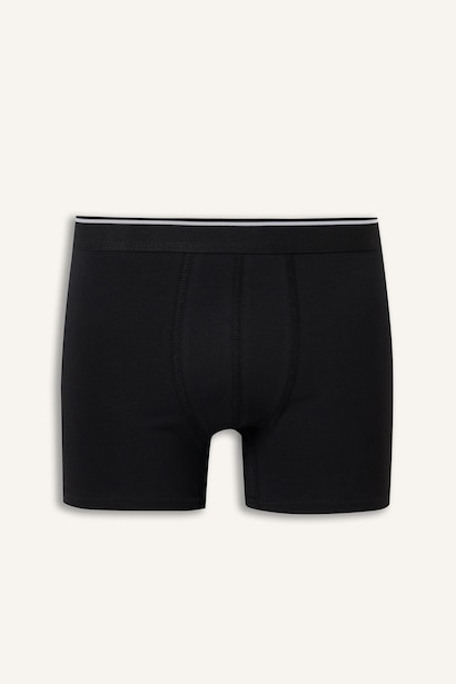 Regular Fit Yaprak Desenli 3'lü Boxer