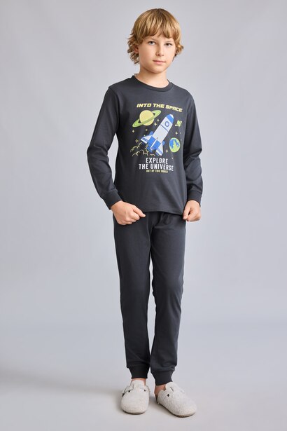 2 piece Regular Fit Knitted Pyjamas