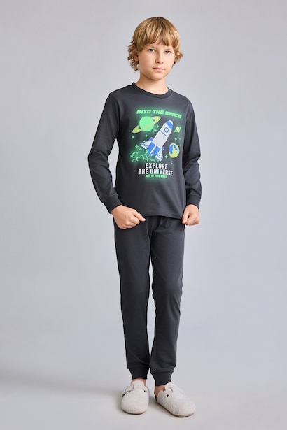 Boy Regular Fit 2 Piece Pyjama Set