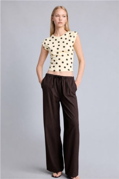 Slim Fit Ribana Short Sleeve T-Shirt
