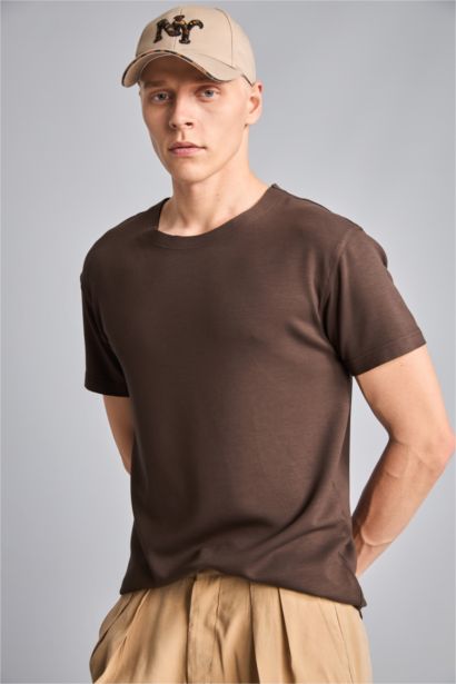Boxy Fit Kısa Kollu Basic Tişört