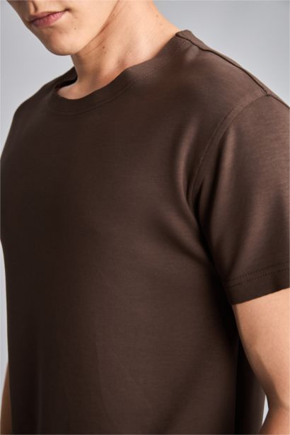 Boxy Fit Kısa Kollu Basic Tişört