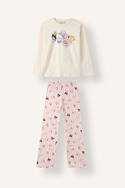 2'li Pijama Takımı Hello Kitty Kız Çocuk