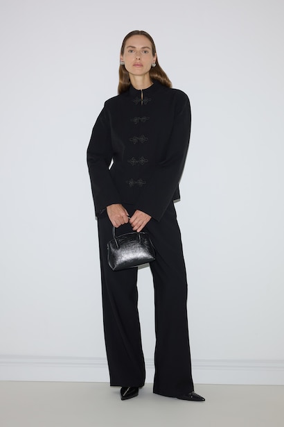 Wide Straight Leg Trousers