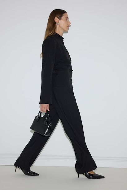 Wide Straight Leg Trousers