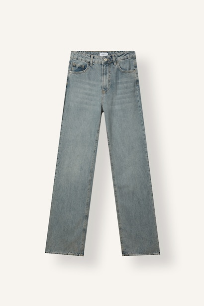 90's Wide Leg Yüksek Bel Jean