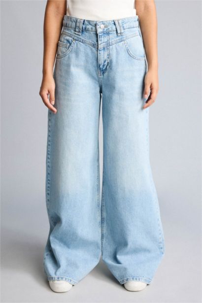 Wide Leg High Waist Trousers