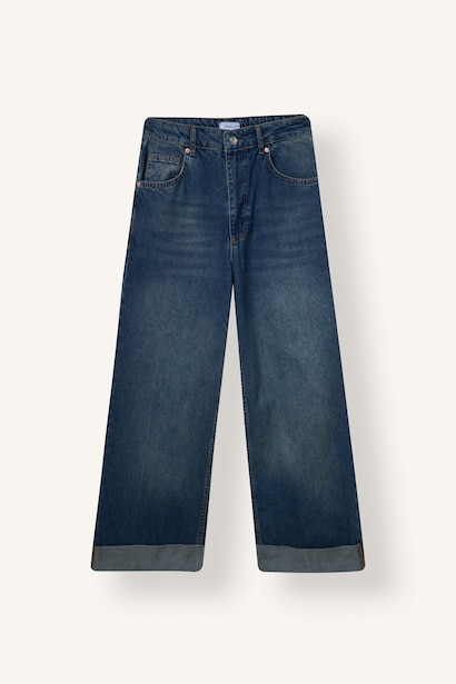 Baggy Yüksek Bel Jean