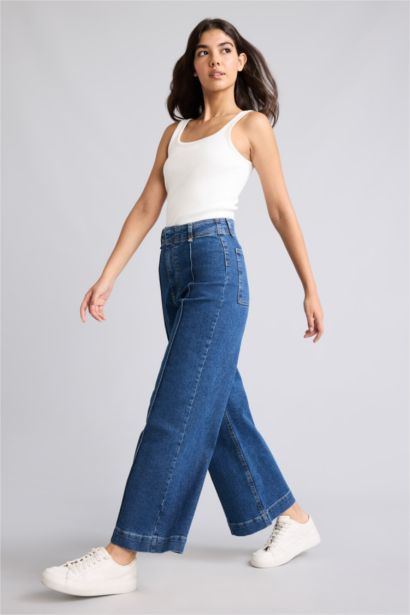Culotte Fit High Waist Trousers