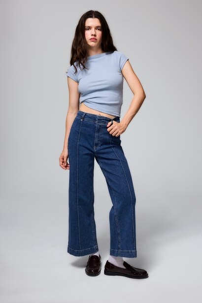 Culotte Fit High Waist Trousers