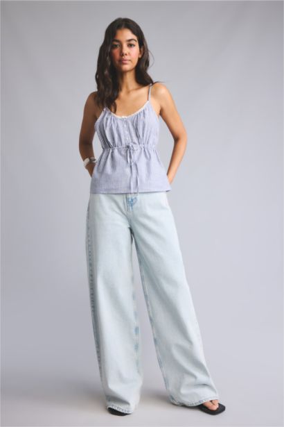Wide Leg High Waist Trousers