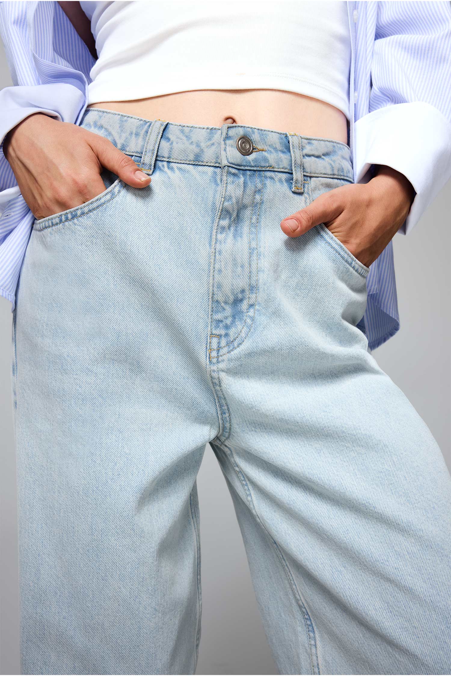 Wide Leg High Waist Trousers