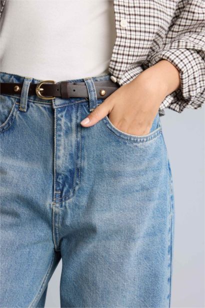 Straight Fit Trousers