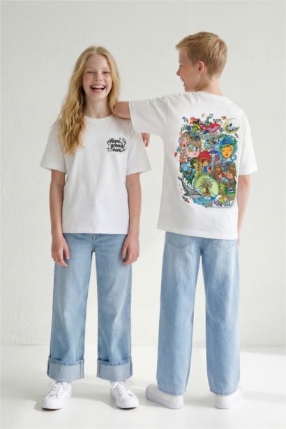 Bahçeşehir Koleji x DeFacto Resimli Tişört