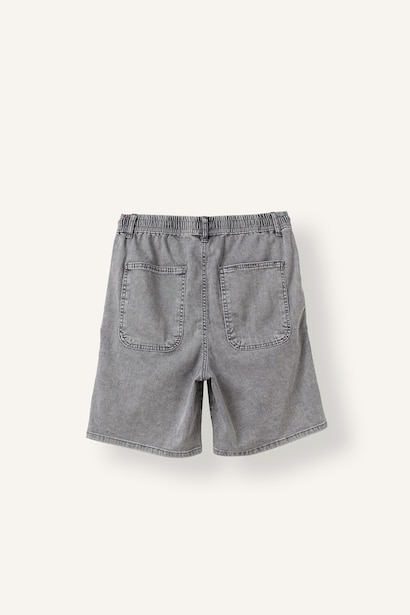 Relax Fit Denim Bermuda Şort