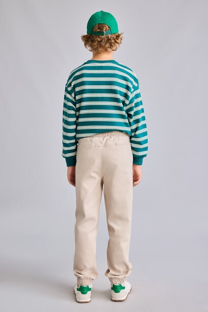 jogger Knitting Look Trousers