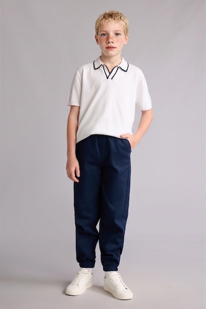 jogger Knitting Look Trousers