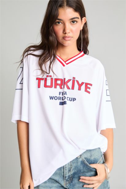 Oversize Türkiye Baskılı Tişört
