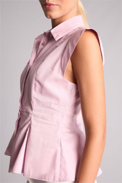 Fitted Kolsuz Poplin Gömlek