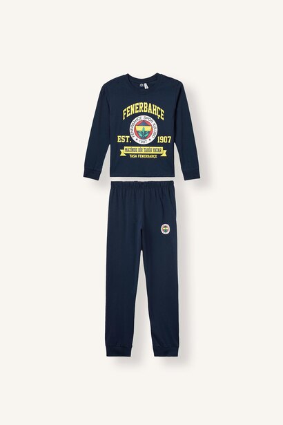2'li Pijama Takımı Fenerbahçe Baskılı Erkek Çocuk