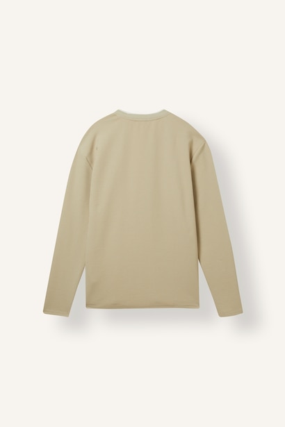 Regular Fıt Waffle Sweatshirt