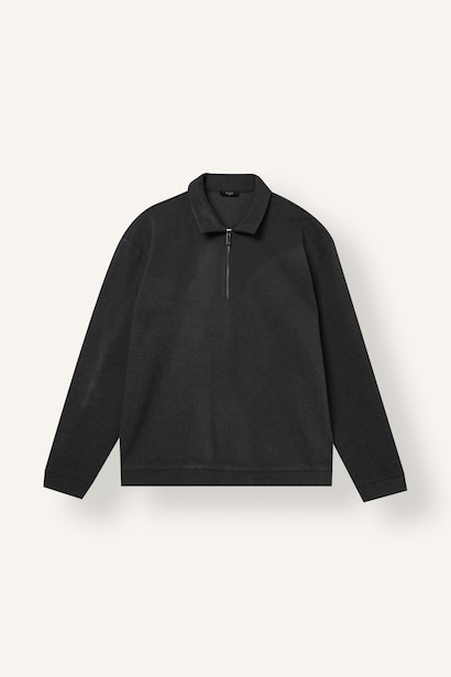 Col Polo Manche Longue Sweat- Shirt